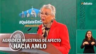 Olga Sánchez Cordero agradece a líderes del mundo por mensajes a AMLO [upl. by Bianca]