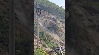 Big landslide dawan ne road nplroadtravel skdvolg shorts [upl. by Atteloc13]