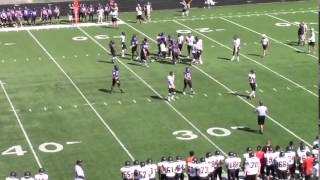 Bear Defense Vs Air Raid Offense Highlights Zach Davis HFC Riverside High School [upl. by Pease]