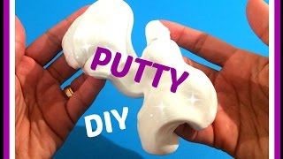 DIY Puttyslijm plakt niet voelt zacht en super simpel om te maken [upl. by Terag]