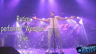 Rotimi performs quotWeaponquot live All Or Nothing Tour Baltimore [upl. by Flodur]