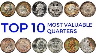 TOP 10 MOST VALUABLE QUARTERS IN CIRCULATION–Rare Washington Quarters in Your Pocket Change Worth [upl. by Onafets]