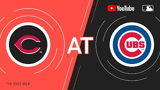 Reds at Cubs  MLB Game of the Week Live on YouTube [upl. by Scully]