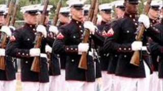 Marine corps Hymn bagpipes and band [upl. by Elgna]