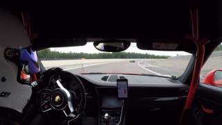 Manthey racing 991 gt3 rs vs Caterham Cosworth 300HP Dijon [upl. by Ymrej833]