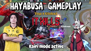 HAYABUSA KAIRI GAMEPLAY  DI TROLL ROAM TIM  MLBB [upl. by Sauls]