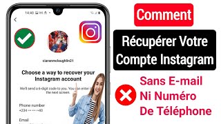 Comment Récupérer Votre Compte Instagram 2024  Récupération De Compte Instagram Mise À Jour [upl. by Proctor]