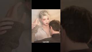 1st kiss Donghua 🥀 Intimate Scene 🥵 Ni De Rensheng Shi Wo Lai Chi Le donghuaeditz anime shorts [upl. by Katsuyama]