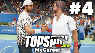 TOPSPIN 2K25 MyCAREER Gameplay Walkthrough Part 4  FIRST ATP TOURNAMENT amp FITTINGS Top 10 [upl. by Eiuqnimod]