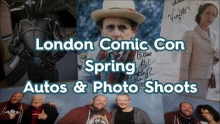 London Comic Con Spring Autos amp Photo Shoots [upl. by Annasiul264]