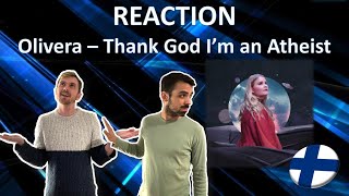 OLIVERA  THANK GOD IM AN ATHEIST  REACTION  UMK 2022  EUROVISION FINLAND 2022 🇫🇮 [upl. by Yelknirb441]