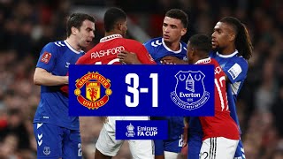 MAN UNITED 31 EVERTON  FA Cup highlights [upl. by Zirtaeb]