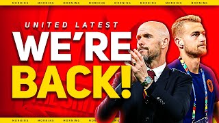 De Ligt TRANSFER Request Ten Hag TRANSFER Demand Man Utd Transfer News [upl. by Nwahsir]