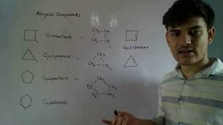 एलिसाइक्लिक यौगिक Alicyclic Compounds Class 11th amp 12th NCERT [upl. by Retnuh]