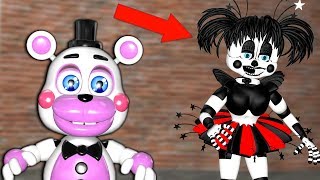 FNAF 6 RETRO BABY amp GOTH BABY PILL PACK FNAF GAMEPLAY Gmod FNAF Spotlight [upl. by Htepsle]