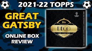 Topps Deco 202122 UEFA Soccer Box Review [upl. by Weiner896]