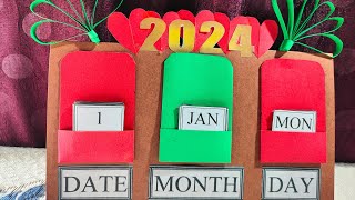 Desk Calendar  Desk Calendar making ideas  Paper Craft [upl. by Gunnar]