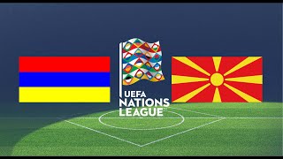 Armenia vs North Macedonia Highlights  Nations League 2024 [upl. by Alleahcim]