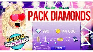 JE ME FAIS UN PACK DIAMONDS SUR MSP ♥ [upl. by Tuchman]