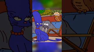 Les Simpson deviennent des animaux 🐱  S14E01  thesimpsons simpsons bartsimpson homer shorts [upl. by Acinej507]