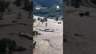 Hospital Surrounded by Floodwaters in Tennessee [upl. by Meece]