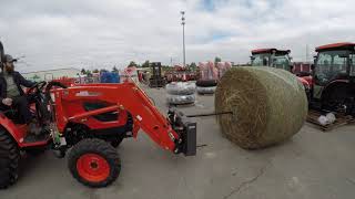 Kioti Tractors vs Hay Bales [upl. by Felske]