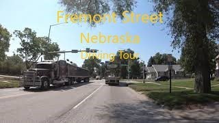 Drive Tour HD Broad Street face south Fremont Nebraska USA [upl. by Aicina844]