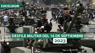 Desfile militar del 16 de septiembre 2023 COMPLETO [upl. by Nerua]