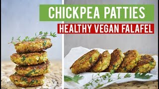 Vegan Chickpea Patties  My Version of Falafel Without DeepFrying [upl. by Teilo]