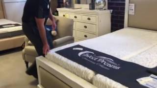 How To Keep XL Twin Mattresses From Separating Split King Adjustable Bed [upl. by Sahcnip]