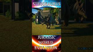 STEGOSAURUS Creación JURASSIC WORLD EVOLUTION 2 [upl. by Anorahs]