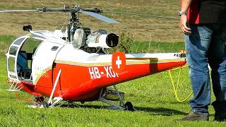 BEST of Swiss RC 24 LARGE SCALE Model Helicopters Airborne  RC Heli Meet Loorholz 2024 [upl. by Leorsiy]