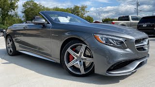 2017 Mercedes Benz S63 AMG Cabriolet Test Drive amp Walkaround [upl. by Htebsil]