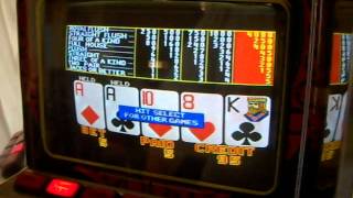 Gamblers Choice 25 Cent MultiPoker Video Poker Machine [upl. by Perzan]