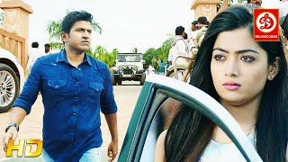 Rashmika Mandanna Hindi Dubbed Movie Full Love Story Puneeth Rajkumar Rashmika Ramya Krishnan [upl. by Ssilb]