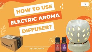 How to use Electric Aroma Diffuser  Benefits of Electric Diffuser [upl. by Gally884]