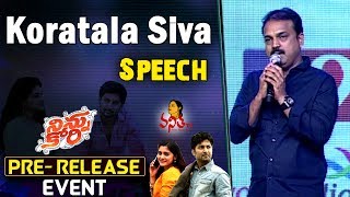 Koratala Siva Speech  Ninnu Kori Movie PreRelease Function  Nani Nivetha Thomas [upl. by Atir]