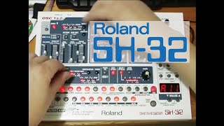 Roland SH32 Demo ■Highquality sound■ [upl. by Tnerual]