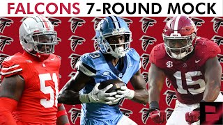 Atlanta Falcons 7Round Mock Draft From The Athletic’s NFL Draft Insider [upl. by Llehsar]