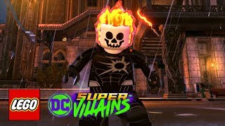 LEGO DC SuperVillains  How To Make Ghost Rider Johnny Blaze [upl. by Nylrahs]