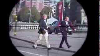 Carl Bildt target at Bilderberg Summit in Sweden [upl. by Kcirdet15]