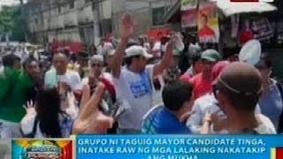 BP Pangangampanya ni Taguig Mayoral Candidate Rica Tinga nauwi sa gulo 12 sugatan [upl. by Ridan]