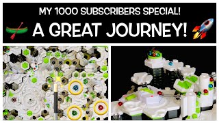 Gravitrax 1000 💚 Subscribers Special A Great Journey 🛶 Hop on for the ride 🚀 [upl. by Aiciruam]