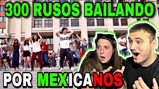 🇪🇸 REACCIÓN a MEXICANOS PONEN A BAILAR A 300 RUSOS 🇲🇽 que locura es esta [upl. by Eeliah]