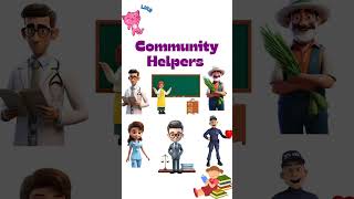 Community helpers  Jobs and Occupations  Jobs and Professions  Educare ourhelpers english [upl. by Sulakcin]