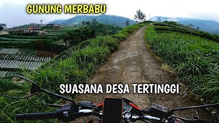 KONDISI JALAN DESA BAWAH LERENG GUNUNG MERBABU [upl. by Atirres727]