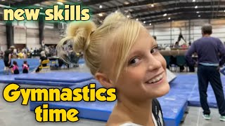 Payton gymnastics and working new skills  Ninja kids tv [upl. by Marv388]