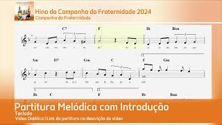 Hino da CF 2024  Partitura Com Introdução [upl. by Debby]