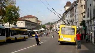 Verkehrsbetriebe Schaffhausen Abschied von den NAWTrolleybussen [upl. by Cone562]