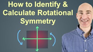 How to Identify and Calculate Rotational Symmetry [upl. by Yatnohs]